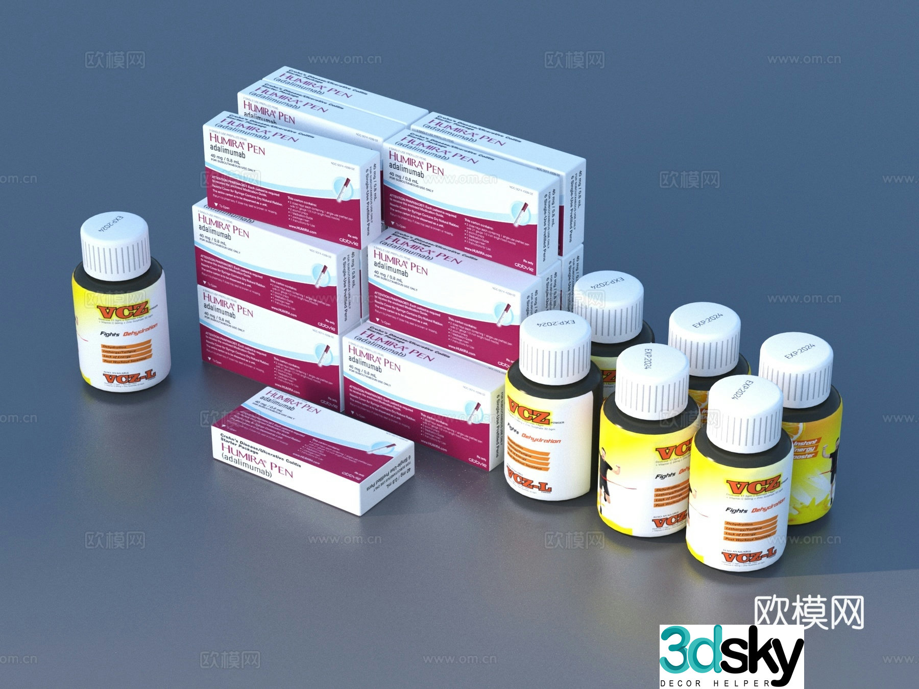 Medicine Medicine Box Medicine Medicine Potion Medical Supplies 3D Model