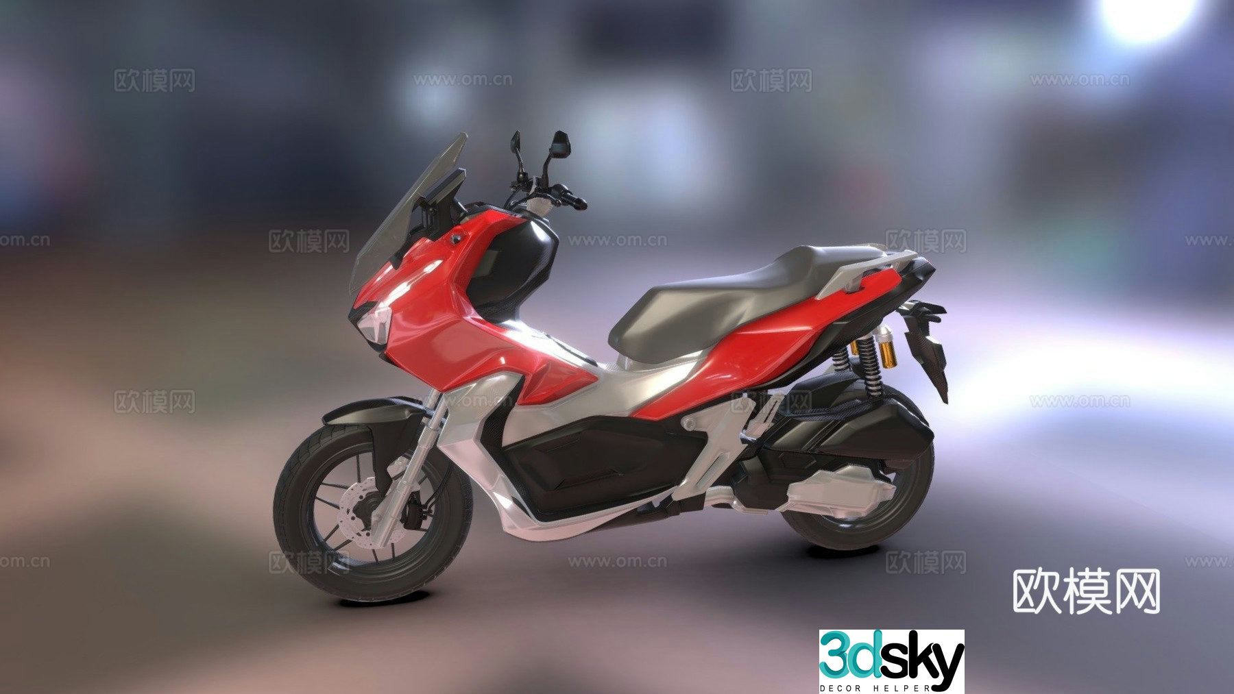 honda motorcycle motorcycle 3d model