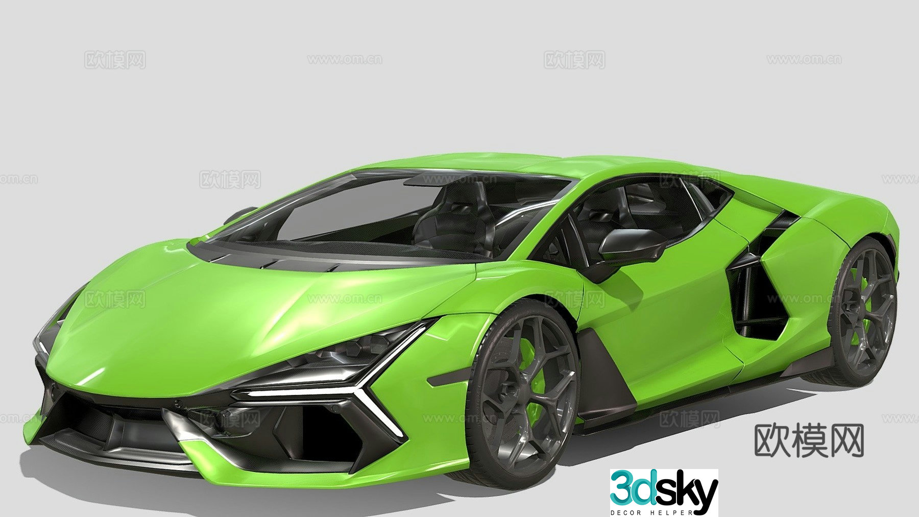 lamborghini sports car supercar 3d model