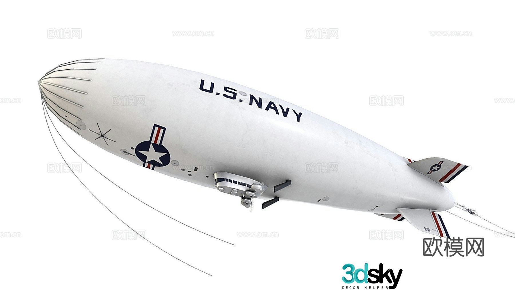 naval aircraft fighter 3d model