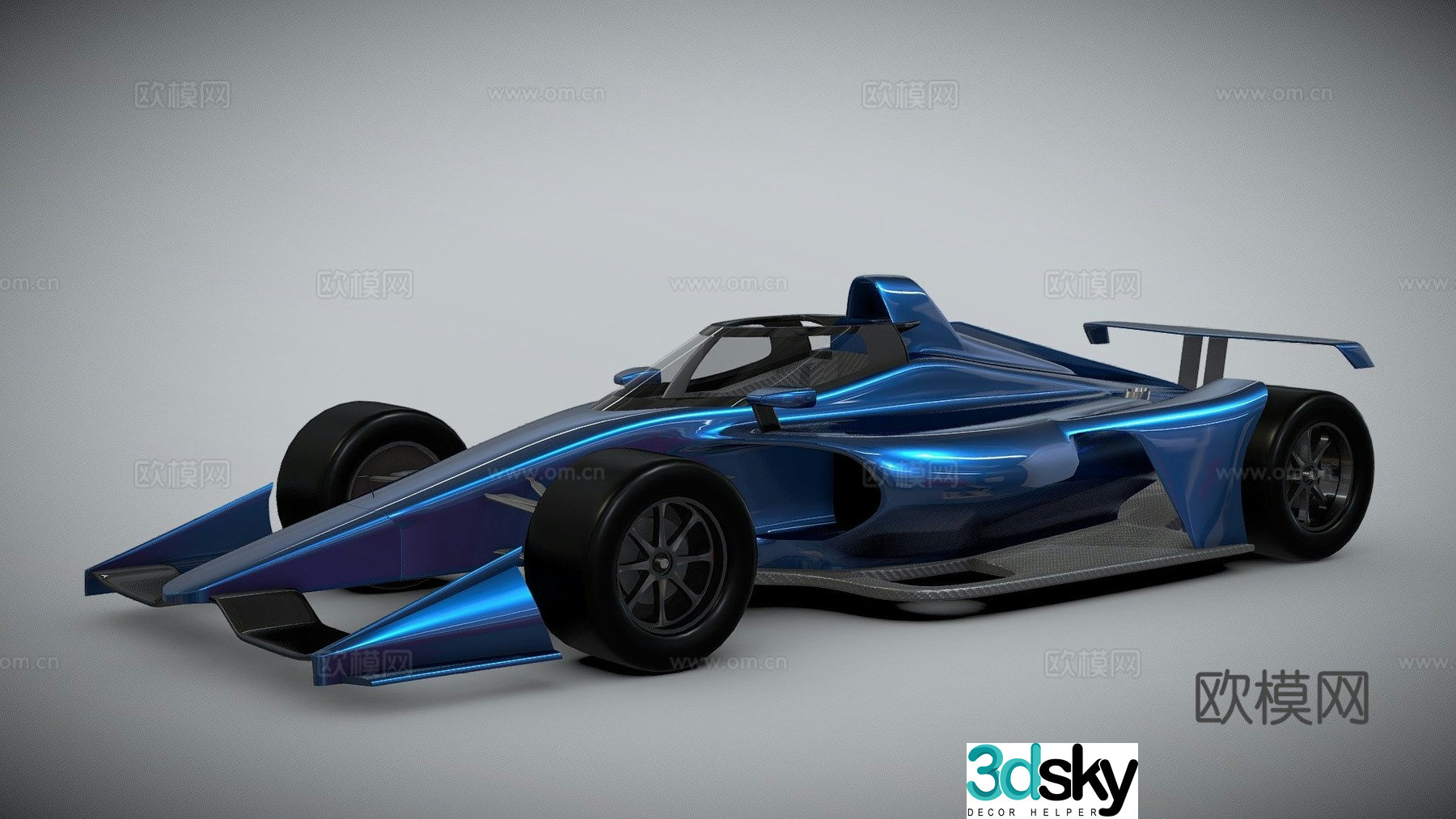 car racing 3d model