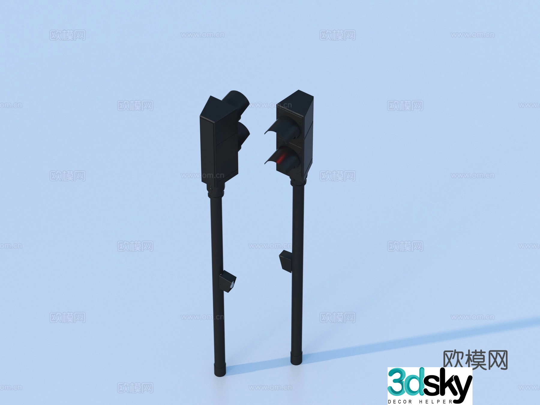 Traffic light Traffic light Indicator light 3d model