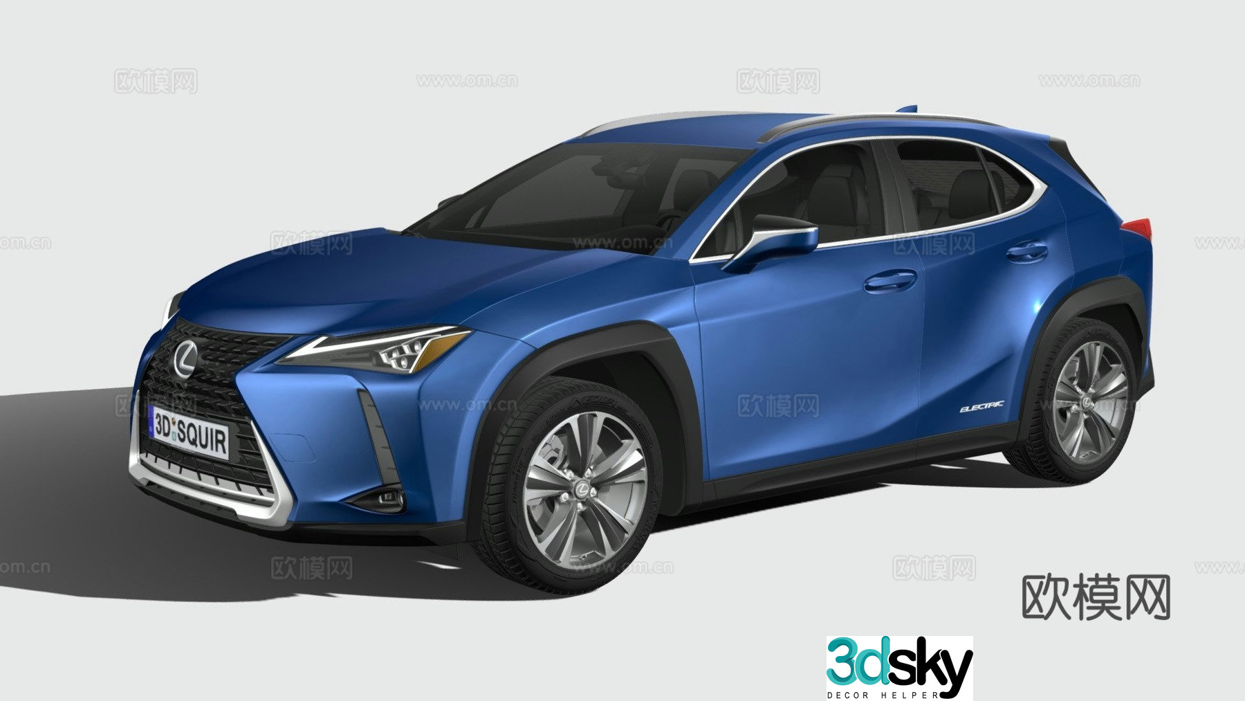 Lexus car sedan 3d model
