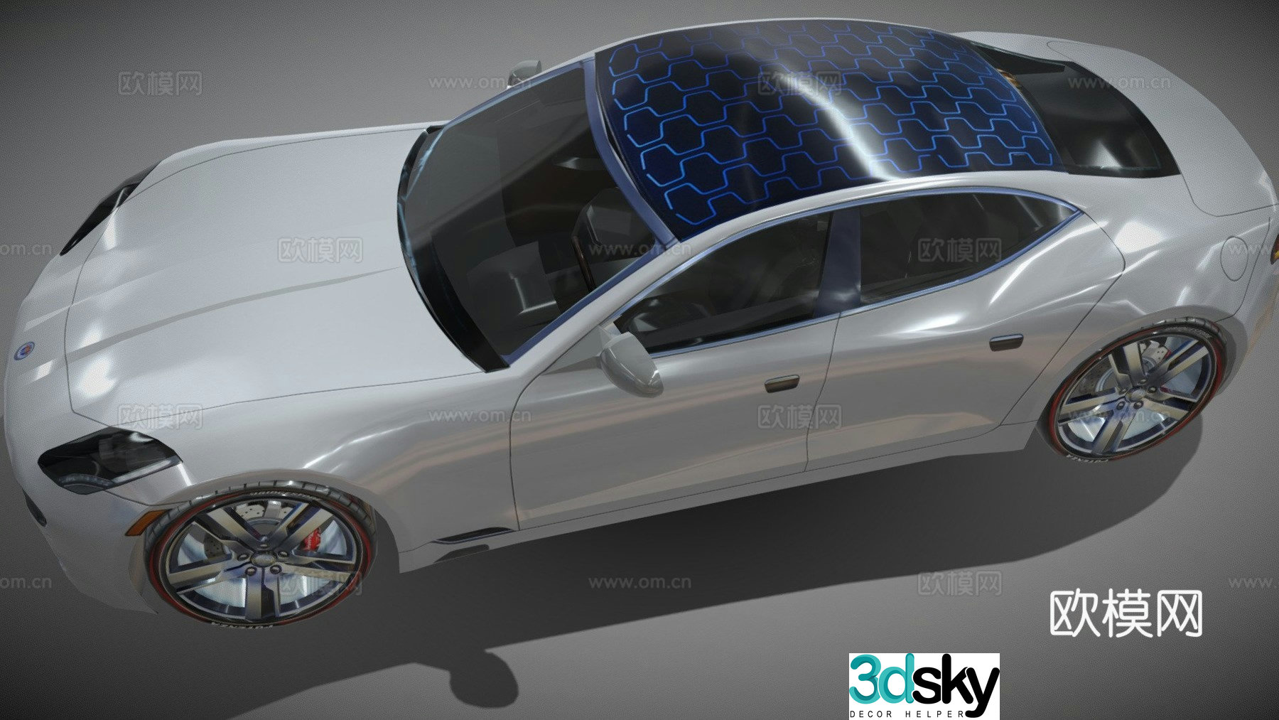 luxury car 3d model