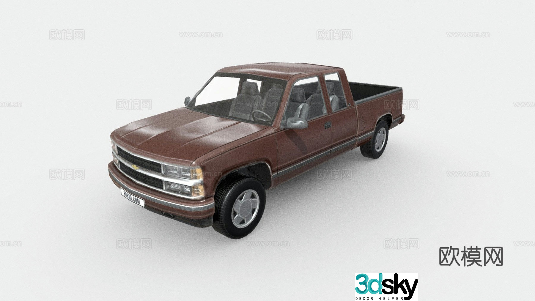 chevrolet pickup truck 3d model