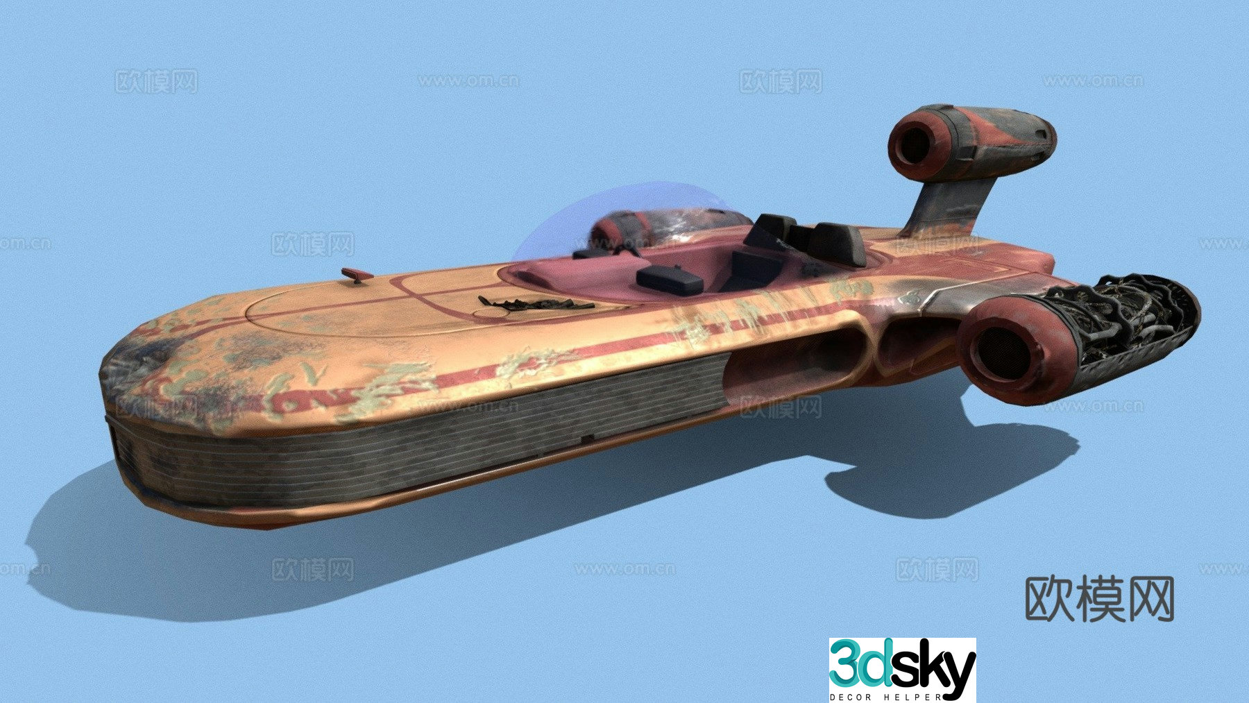 spaceship spaceship 3d model
