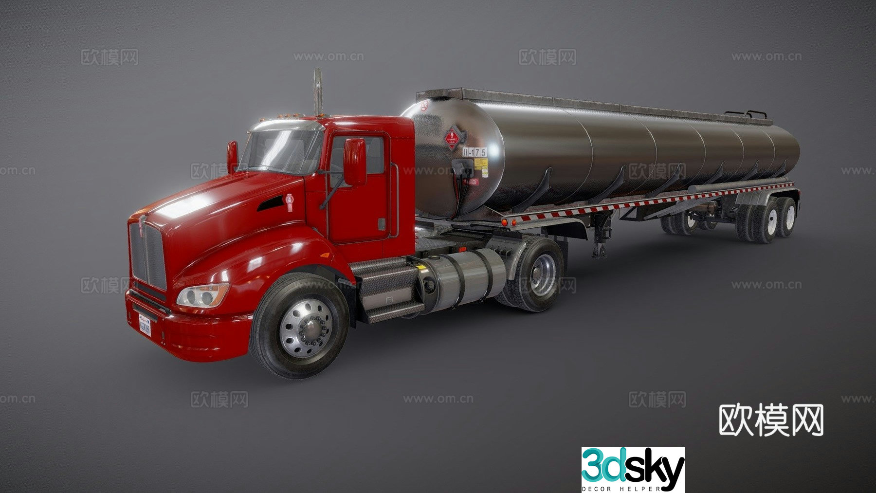 car tanker 3d model