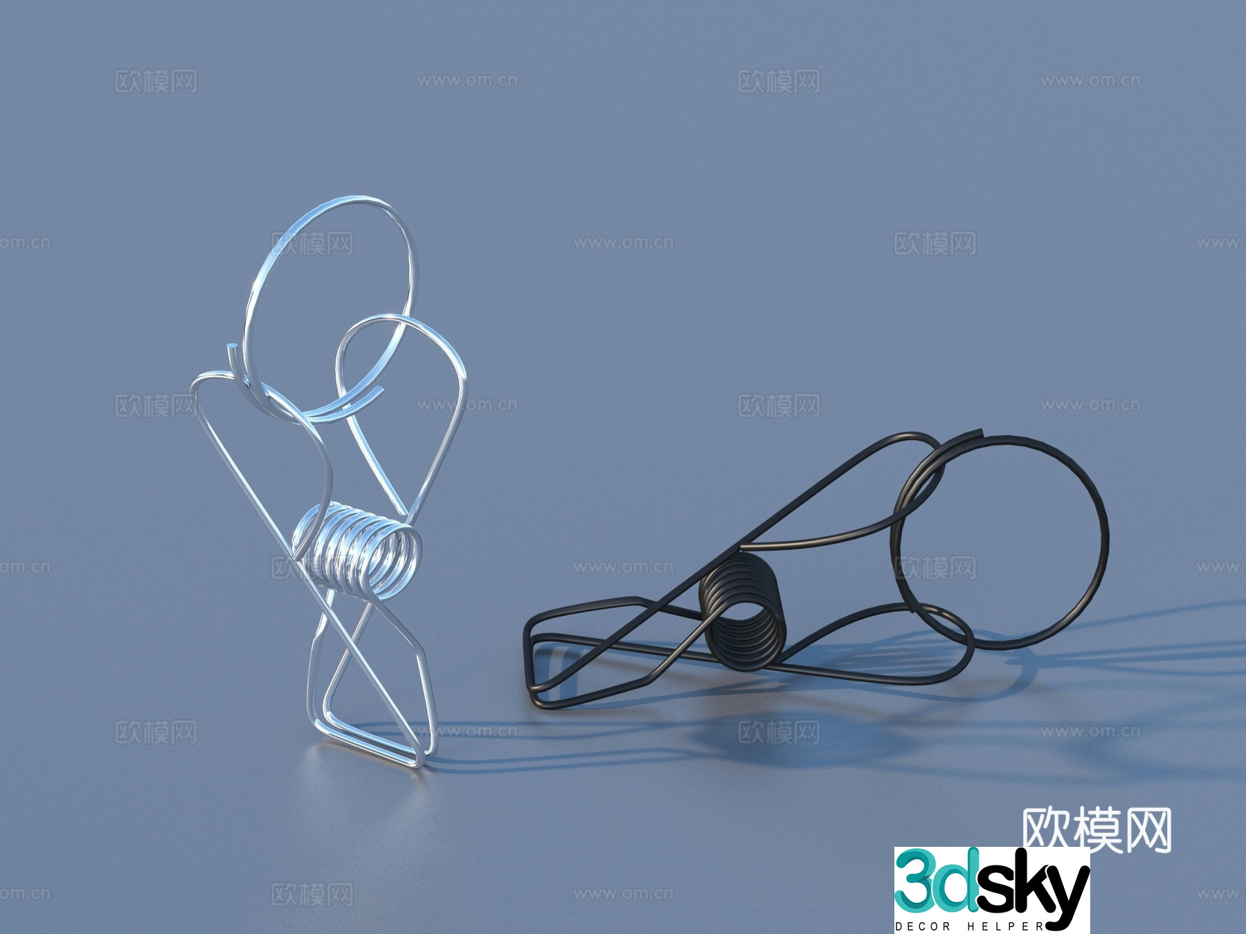 Clip Stainless Steel Clip 3D Model