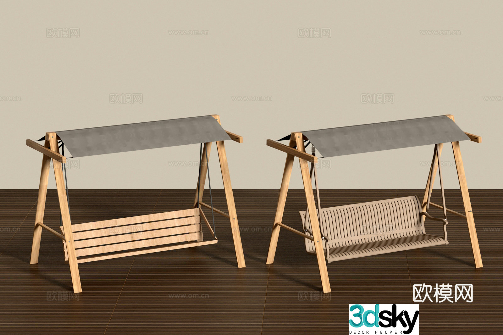 Modern hanging chair swing chair cradle chair 3d model