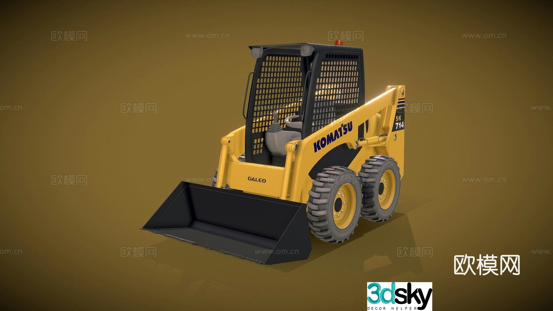 bulldozer 3d model