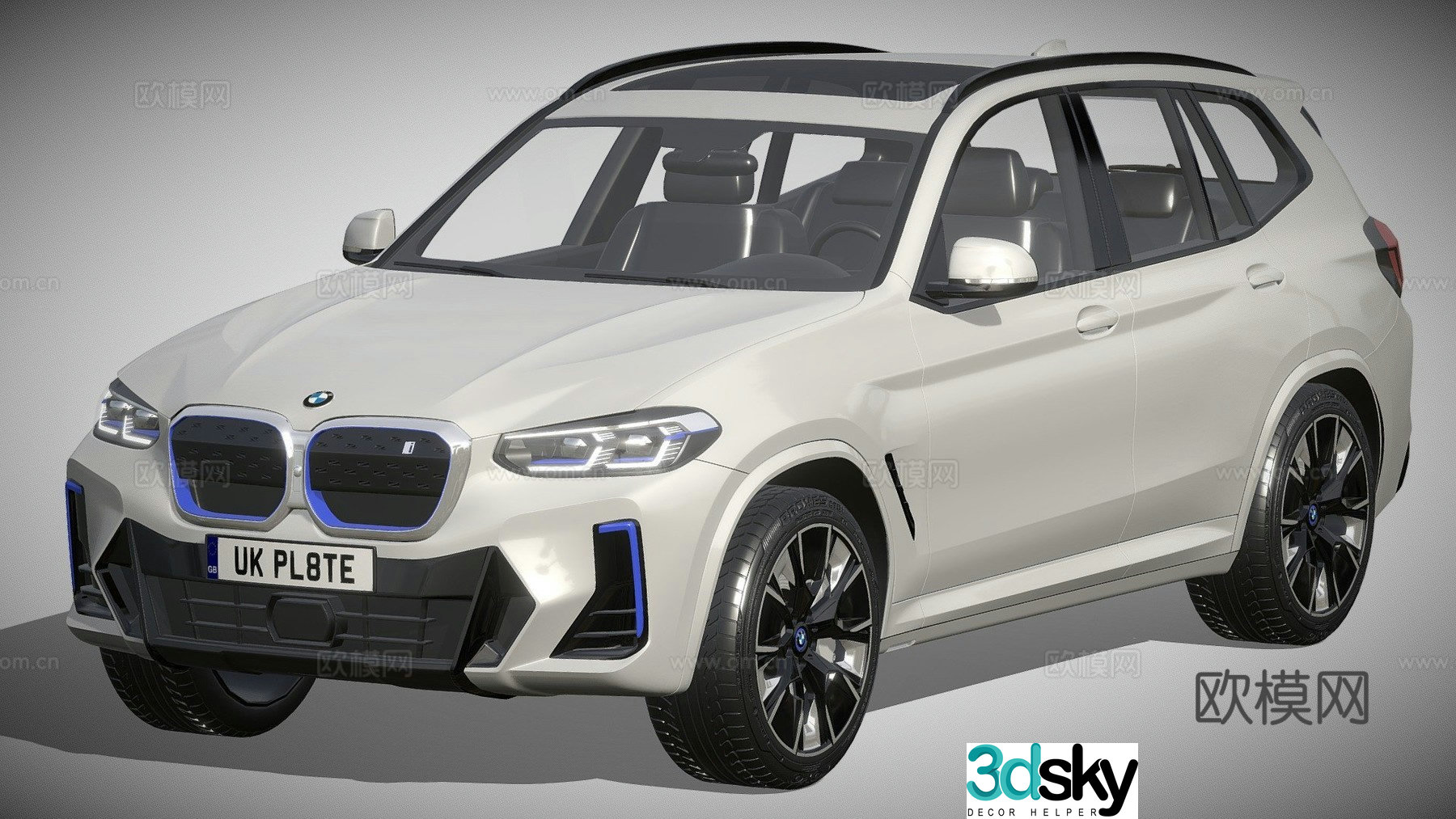 bmw car sedan 3d model
