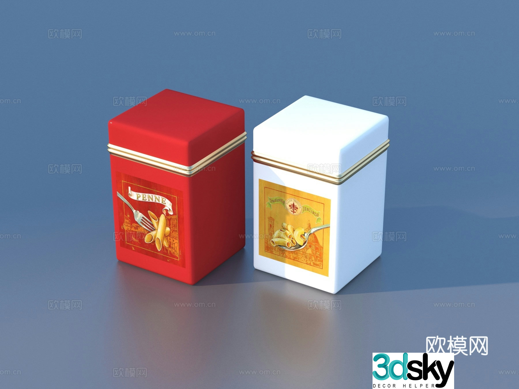 Iron box box storage box 3d model