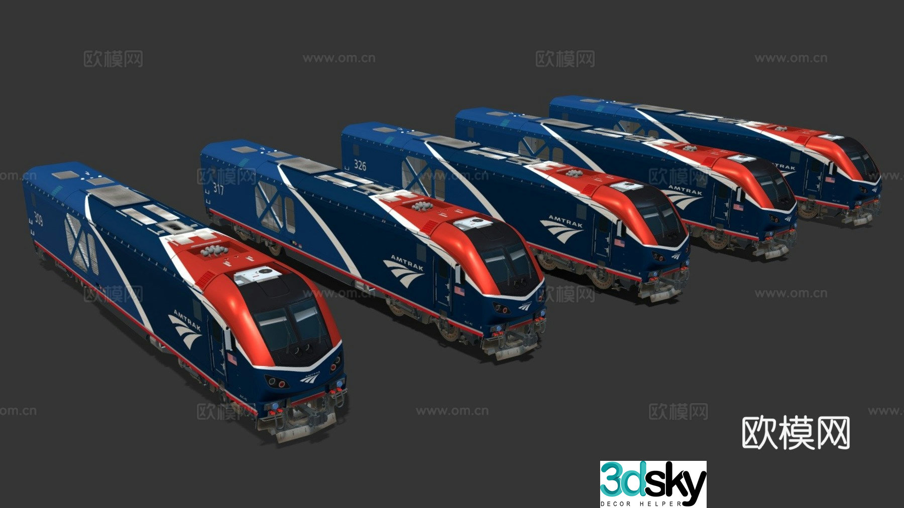 bus bus bus 3d model