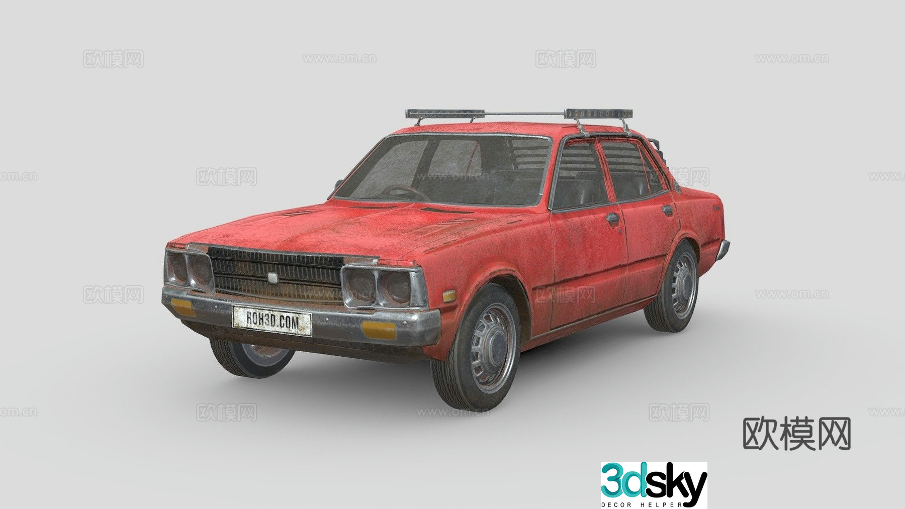 Toyota sedan 3d model