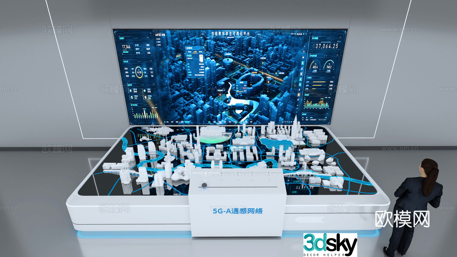 Urban Sandbox Interactive Sandbox 3D Model