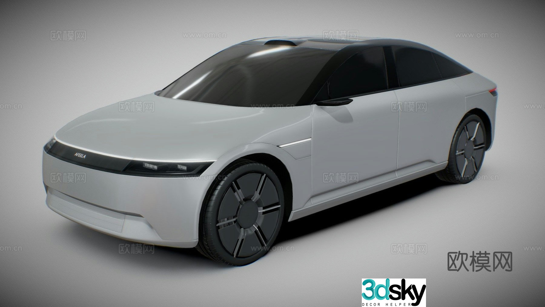 luxury car 3d model