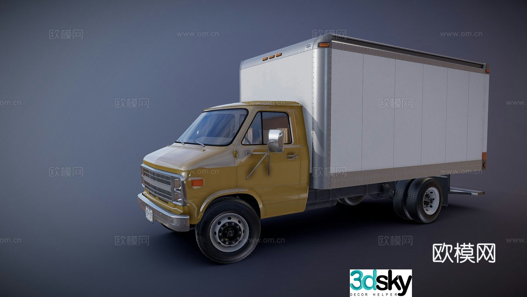 box truck 3d model