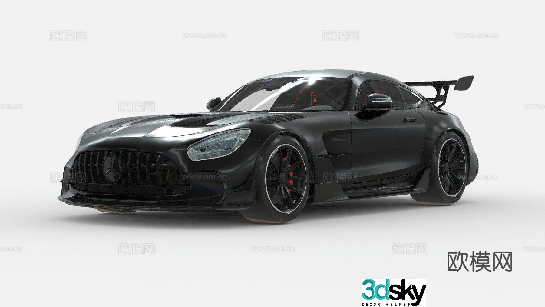Mercedes Benz sports car 3d model