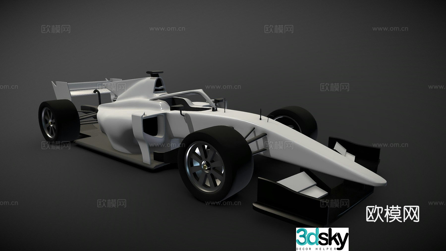 car racing 3d model