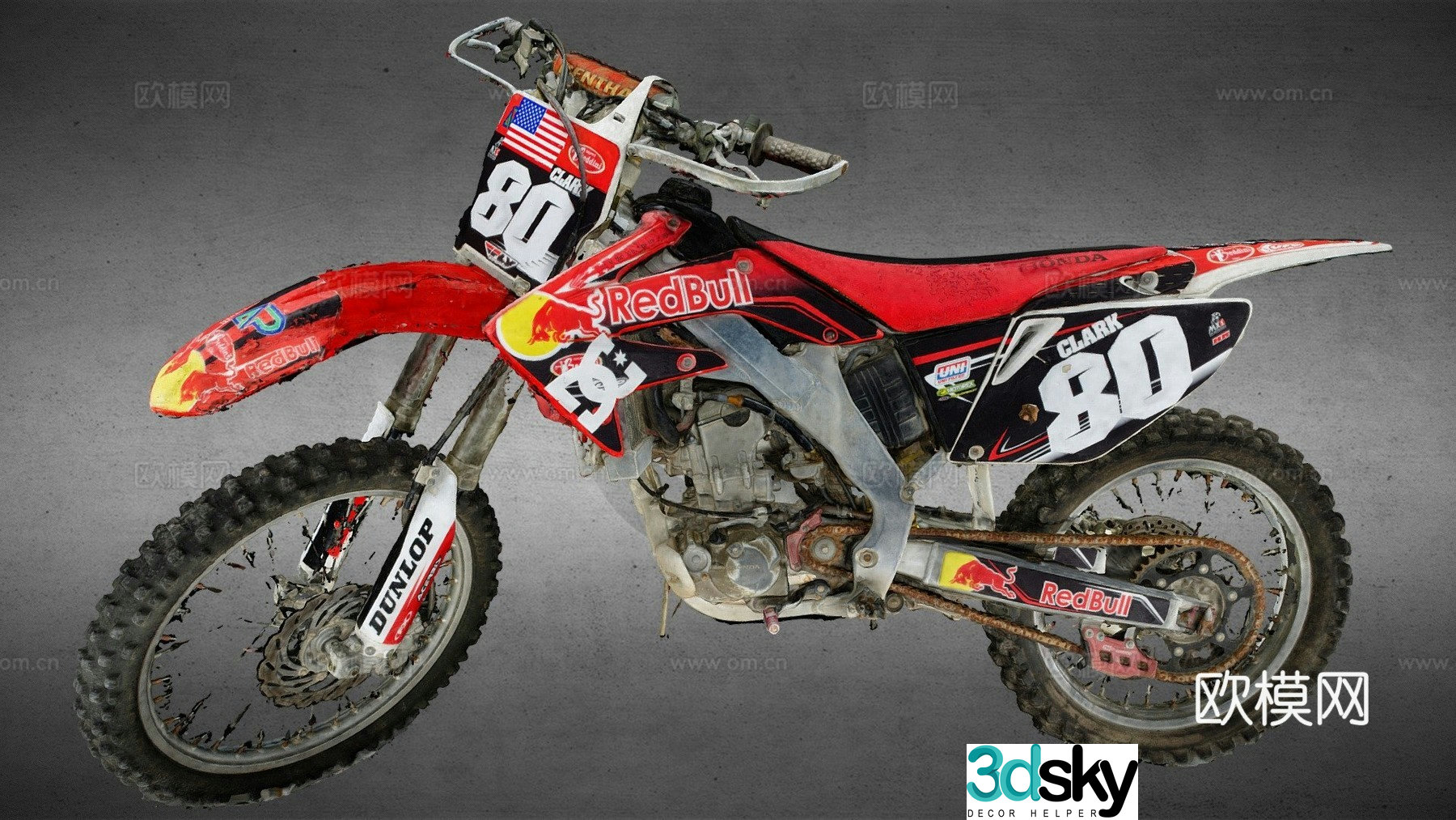 honda motorcycle motorcycle 3d model