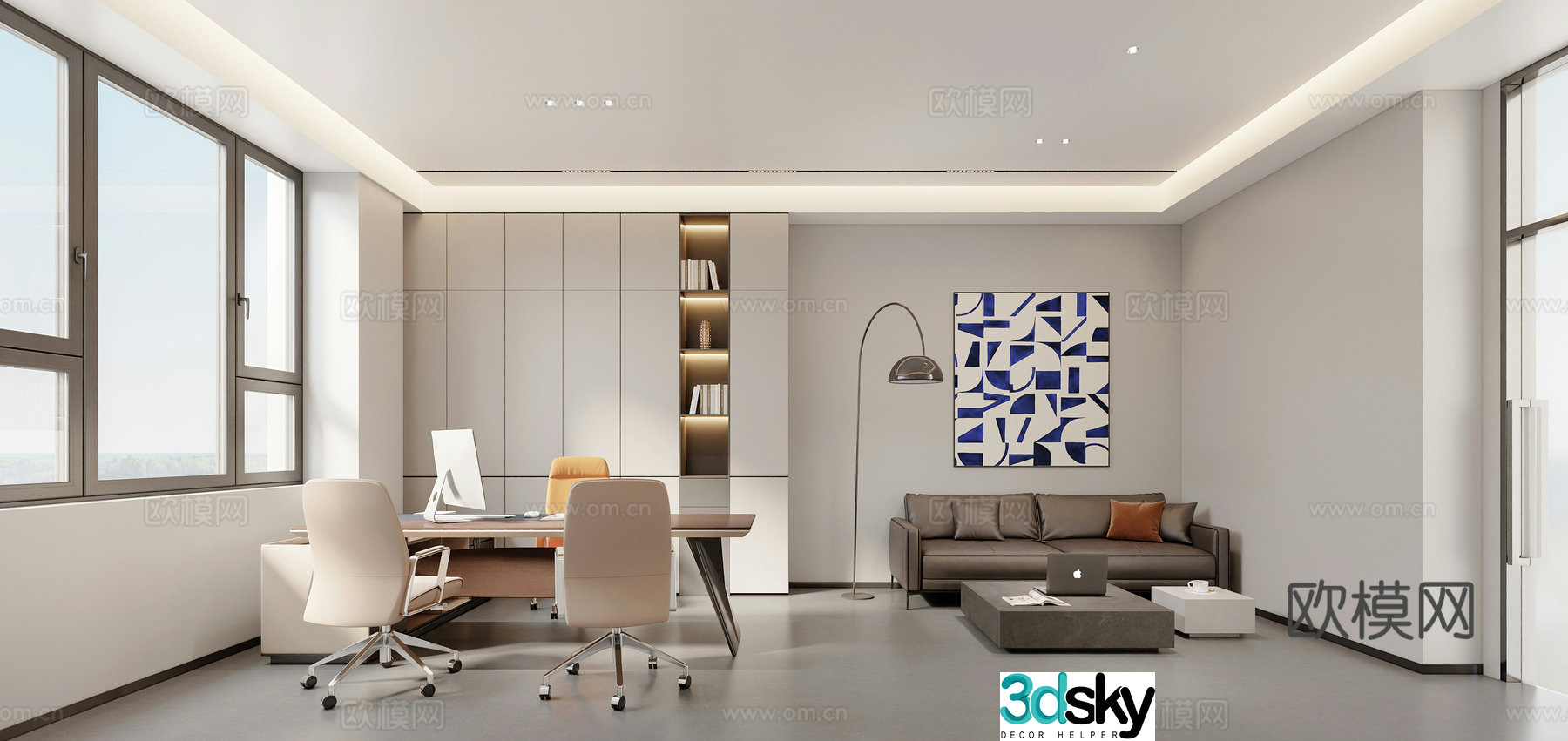 General Manager’s Room Chairman’s Room 3D model