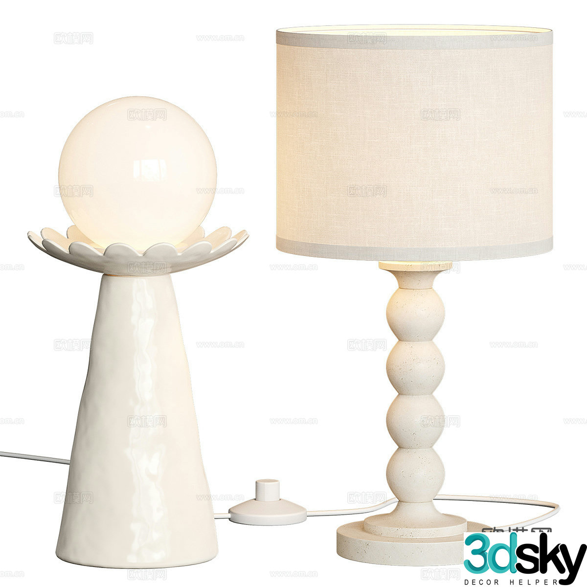 desk lamp 3d model