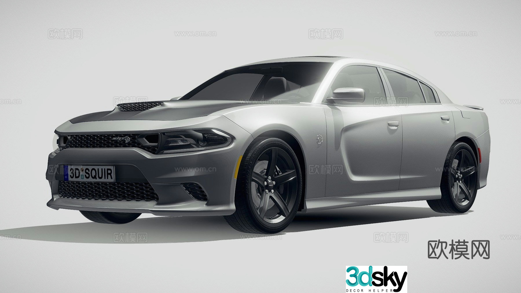 Dodge car 3d model