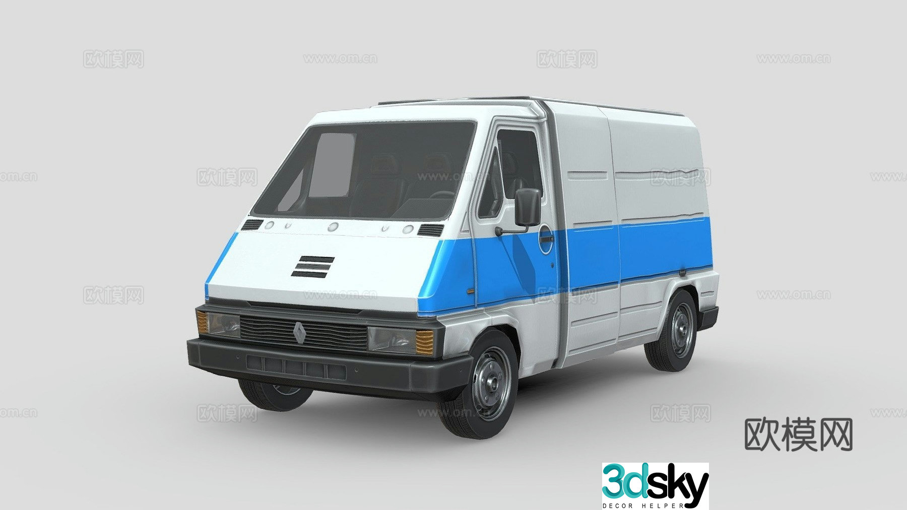 Renault van 3d model