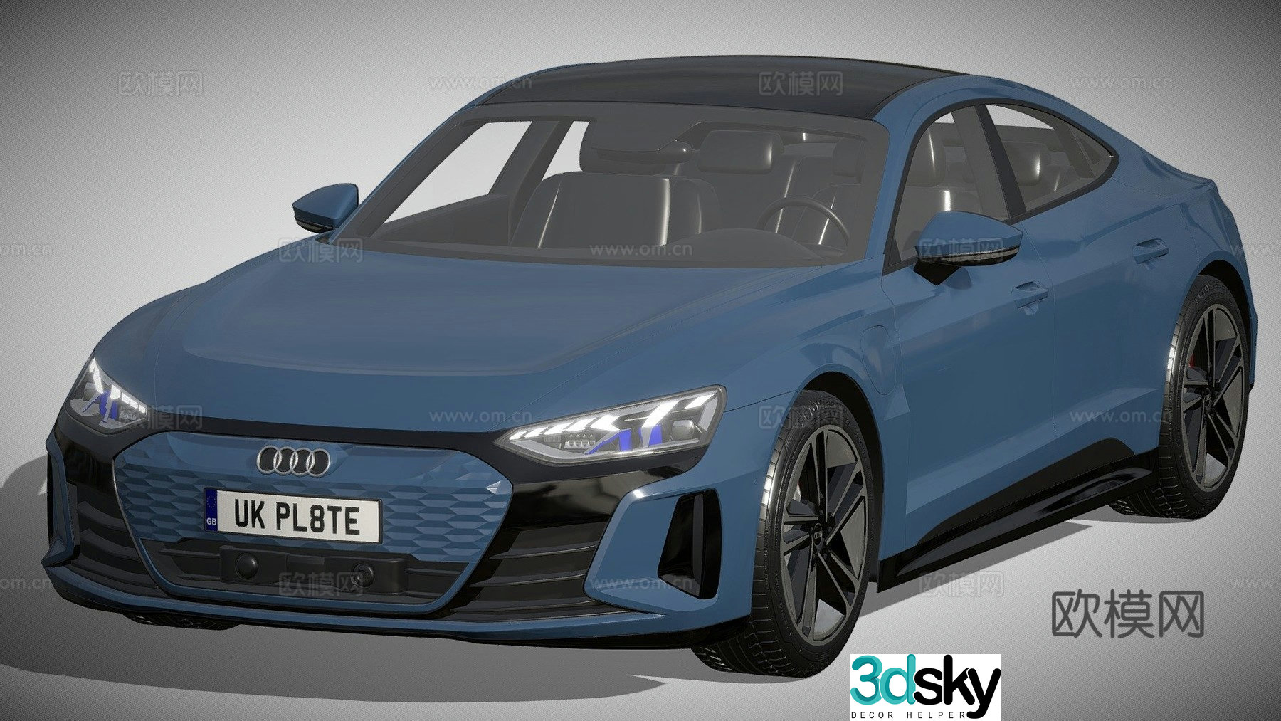 audi car sedan 3d model