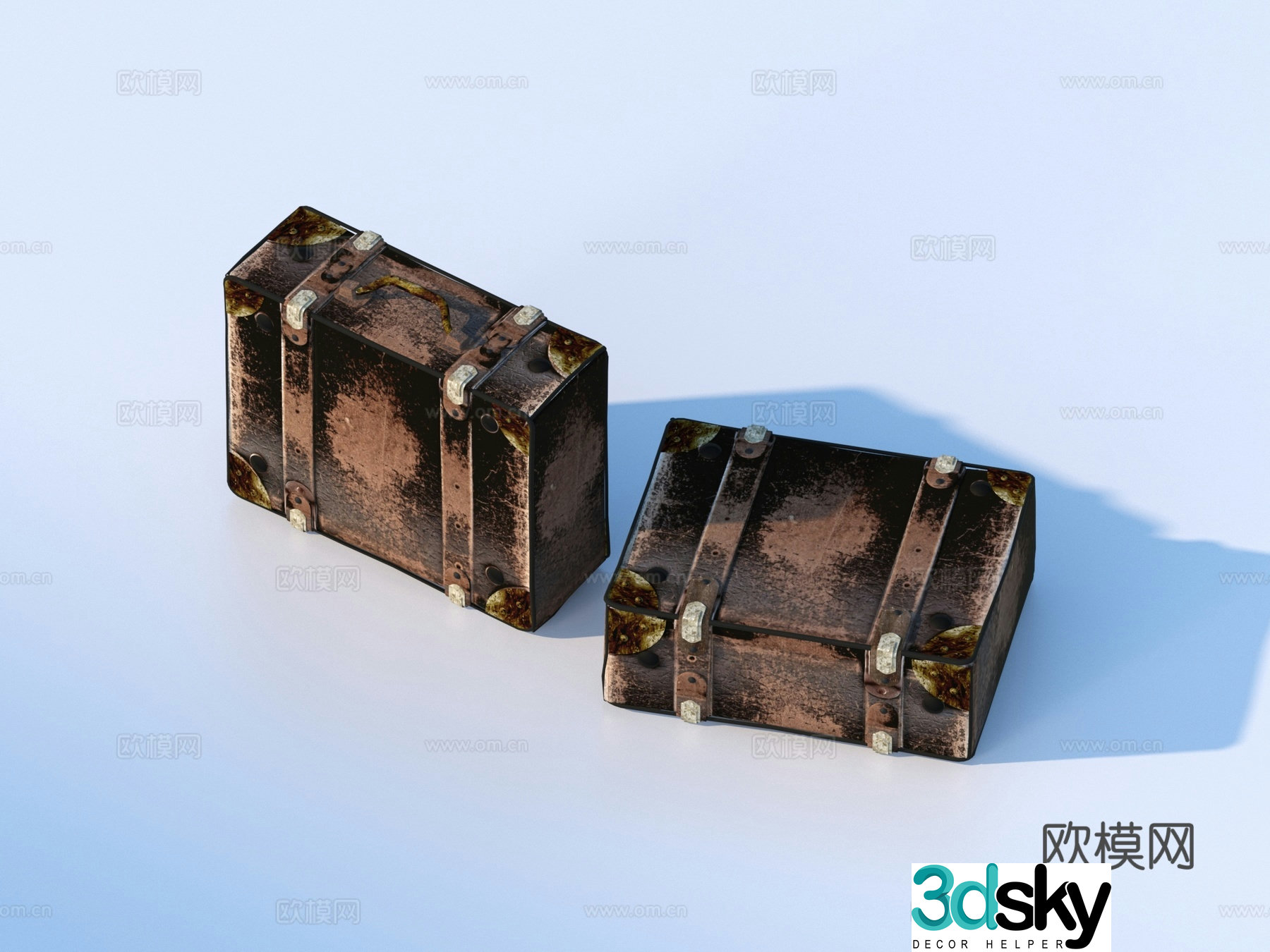 suitcase box suitcase 3d model