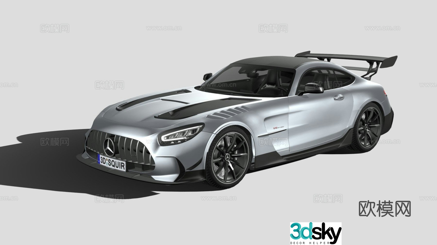 supercar 3d model