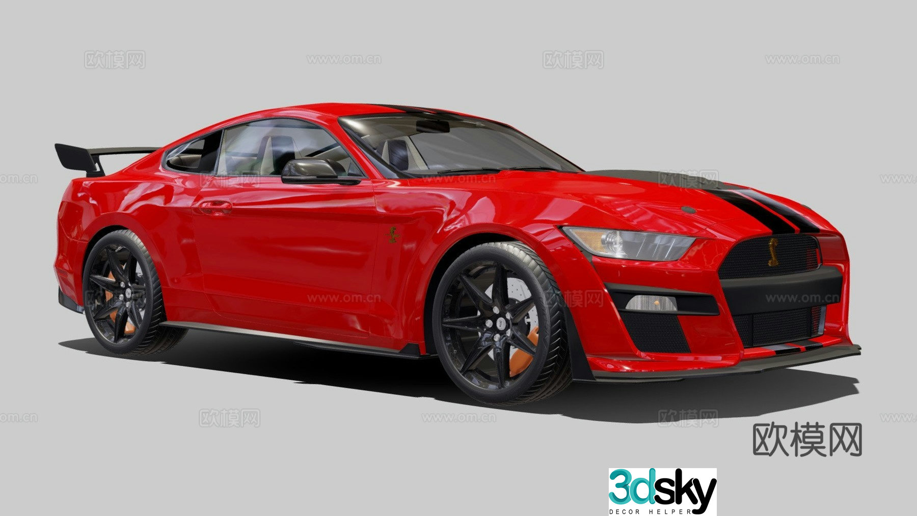 Ford Mustang car 3d model