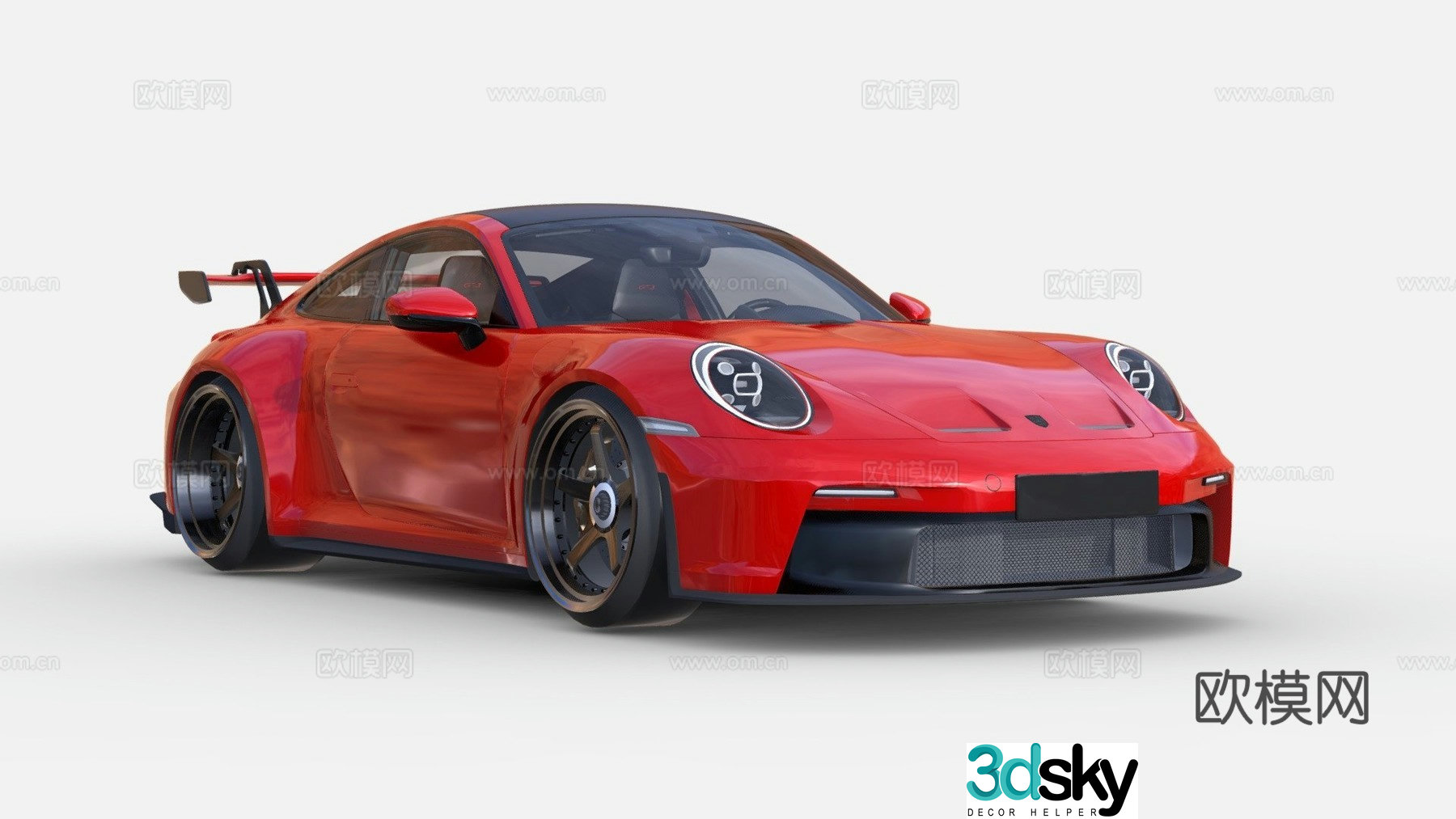 sports car 3d model