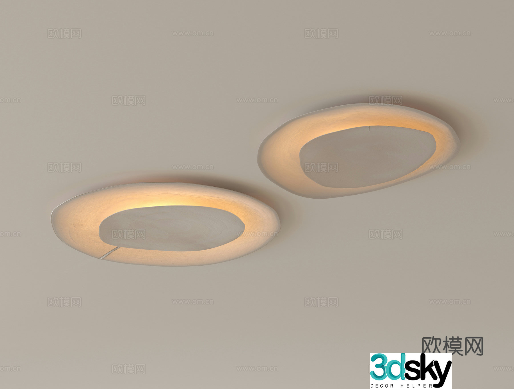 Modern ceiling lamp 3d model