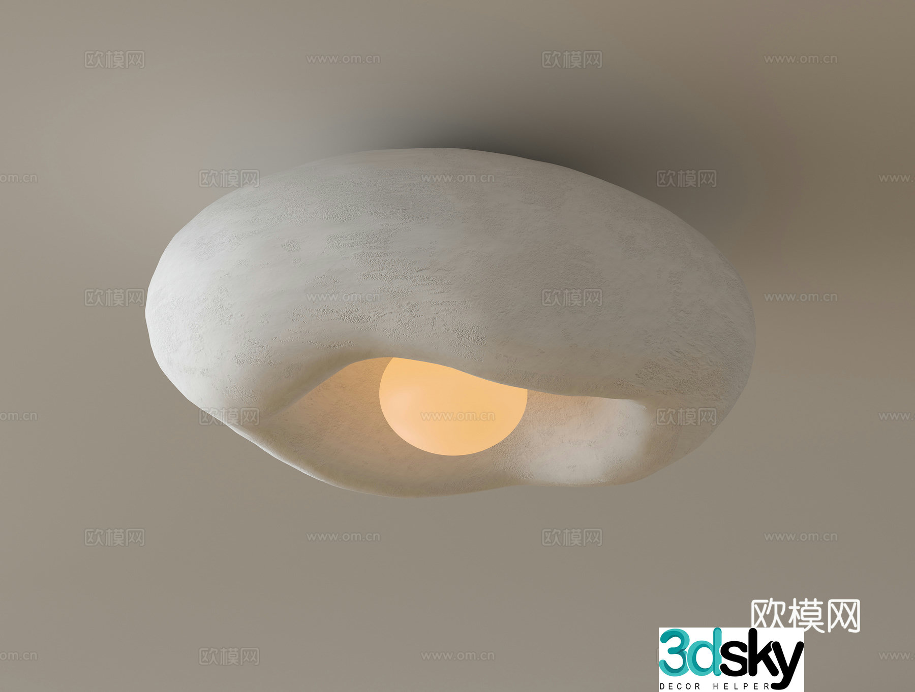 Modern ceiling lamp 3d model