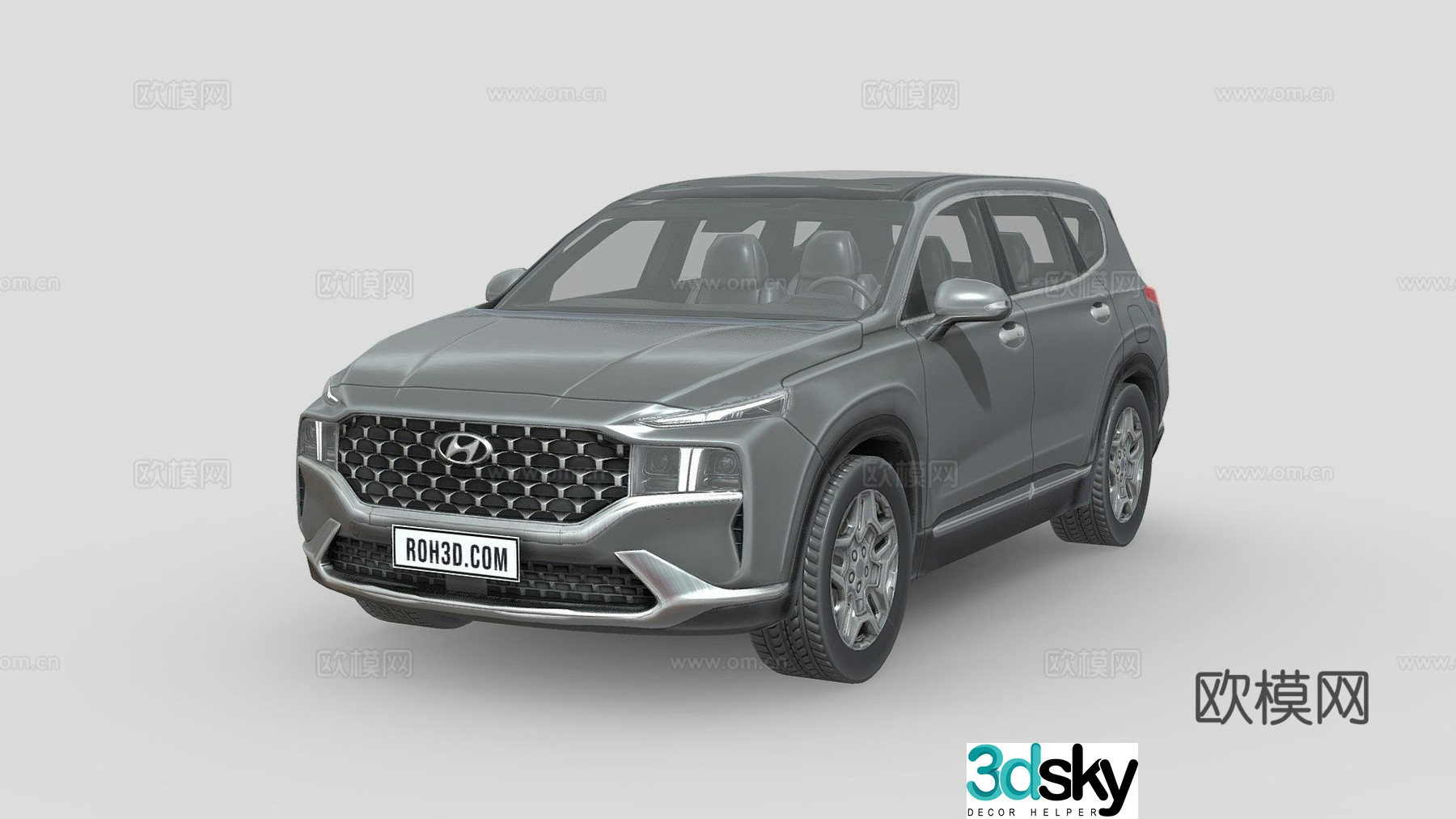 Business car 3d model