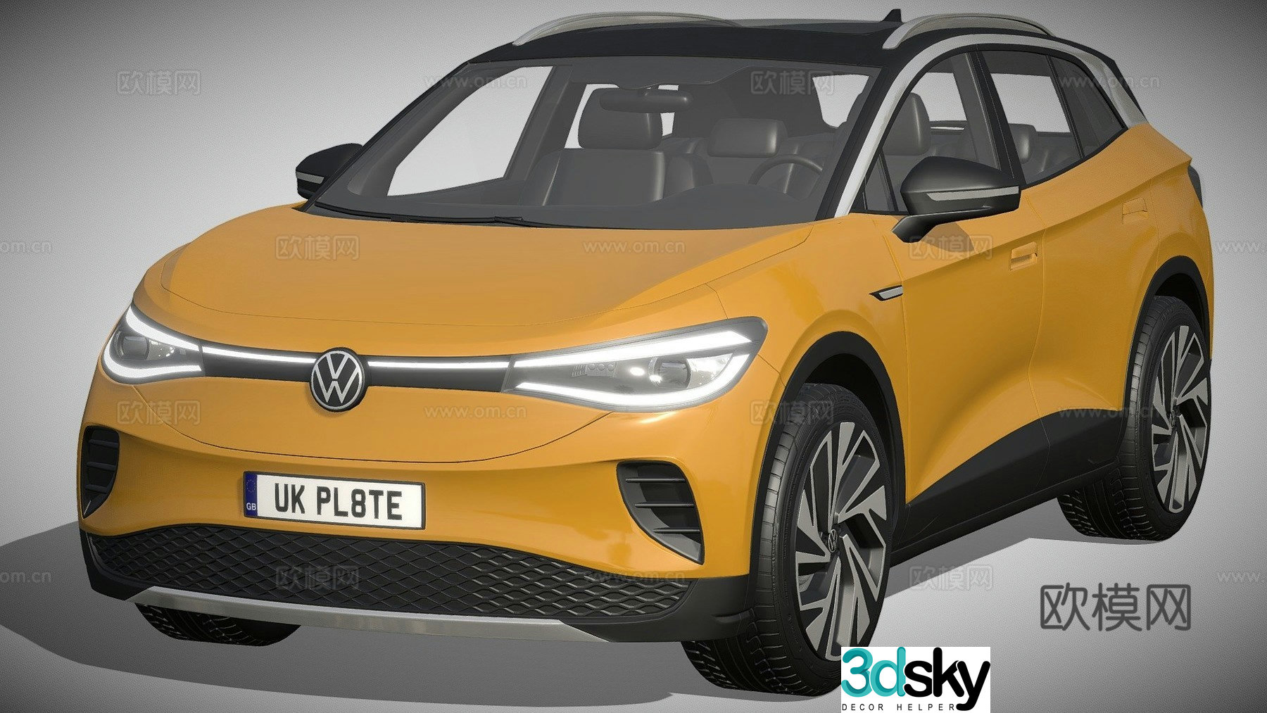 Volkswagen sedan 3d model