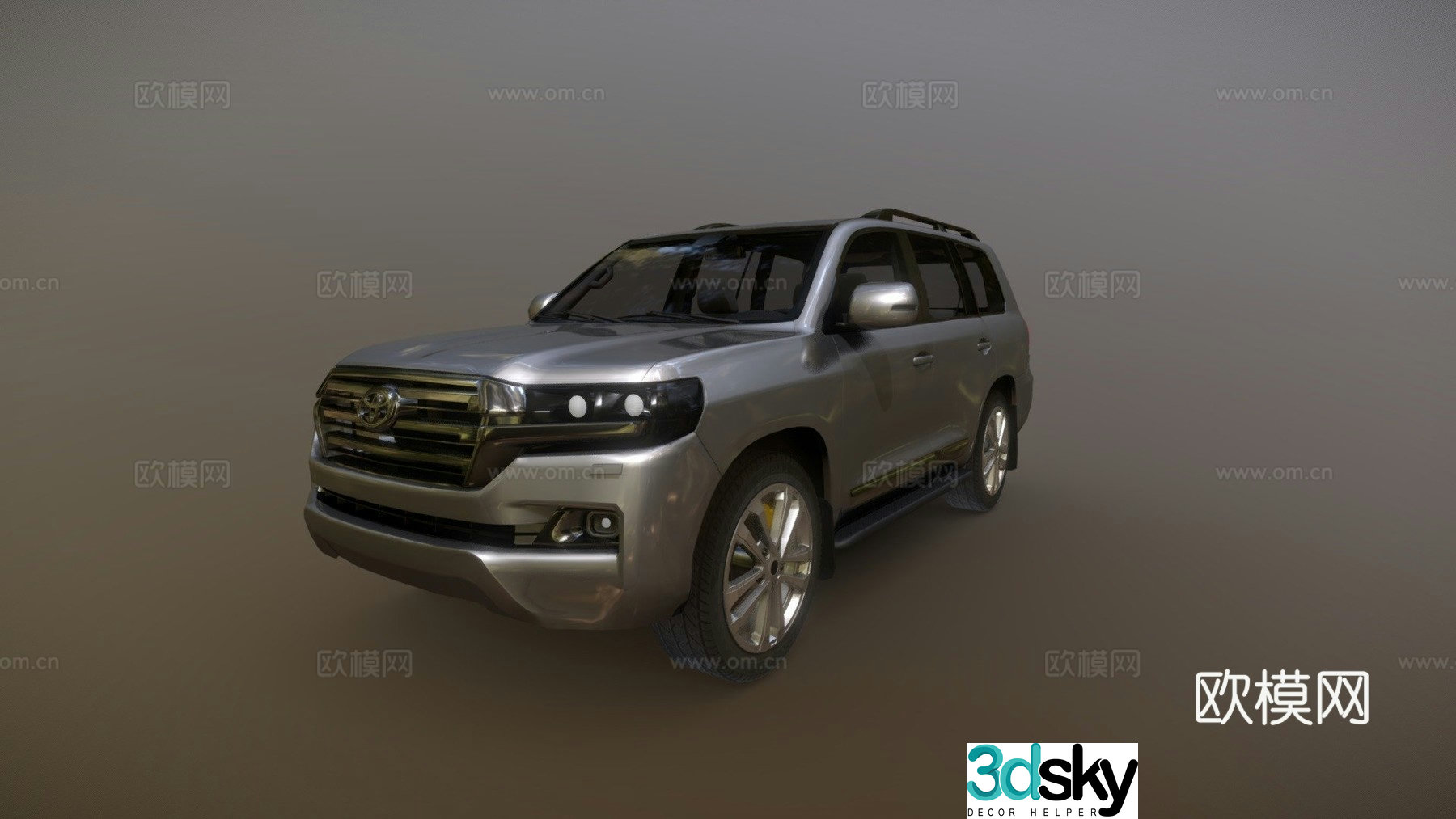 station wagon 3d model