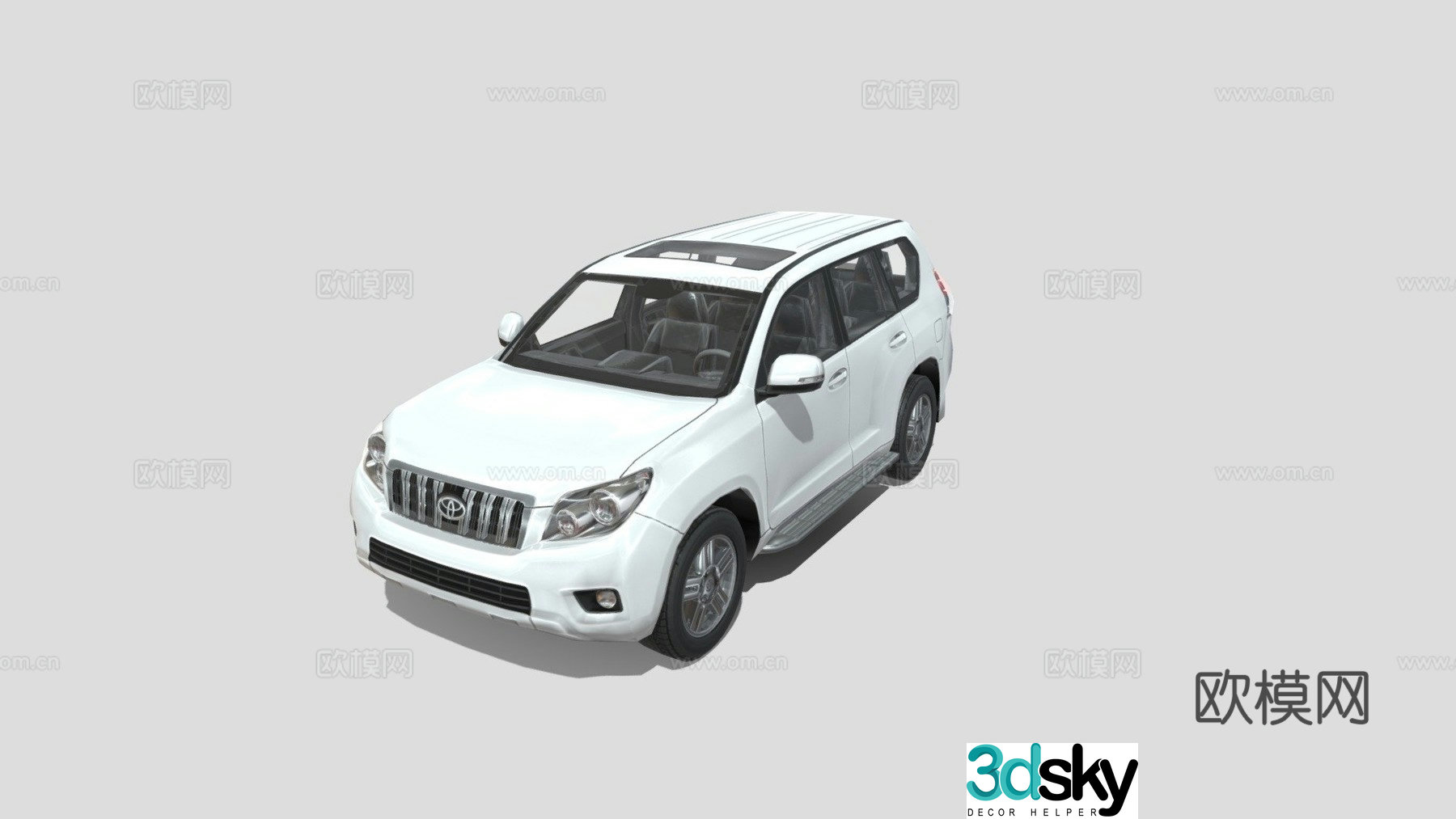 Toyota car sedan 3d model