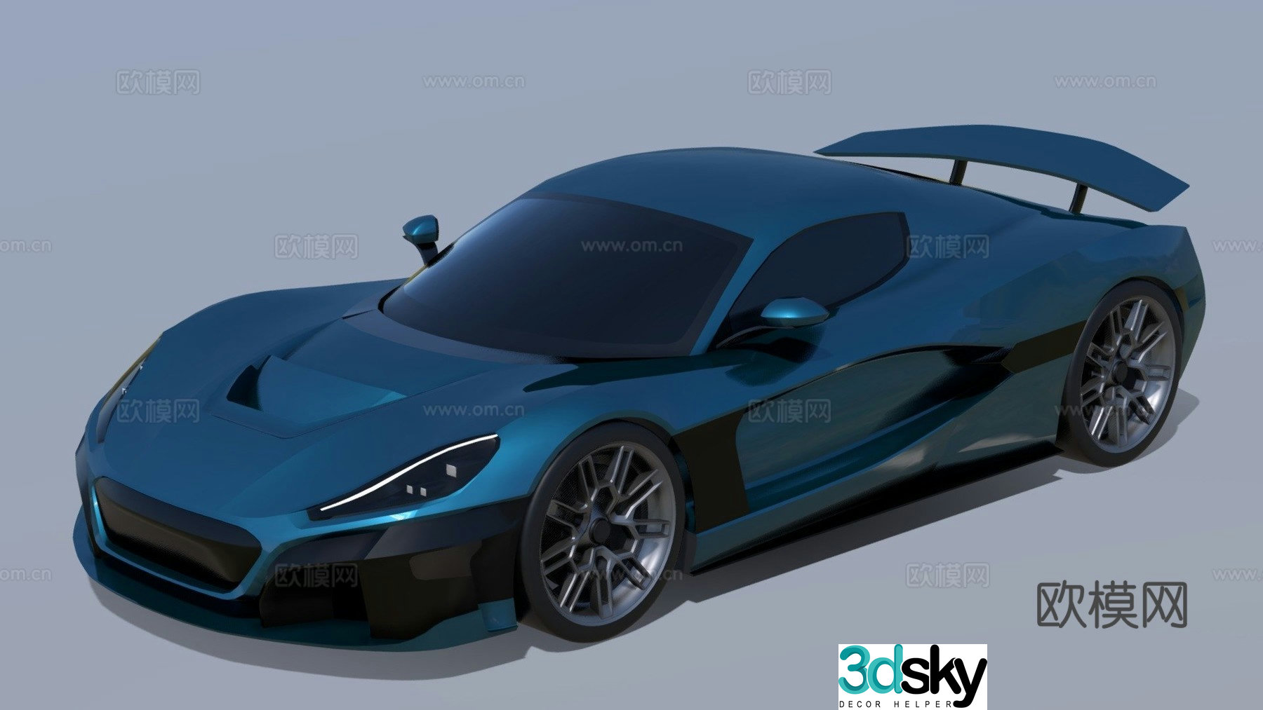 Supercar 3D model