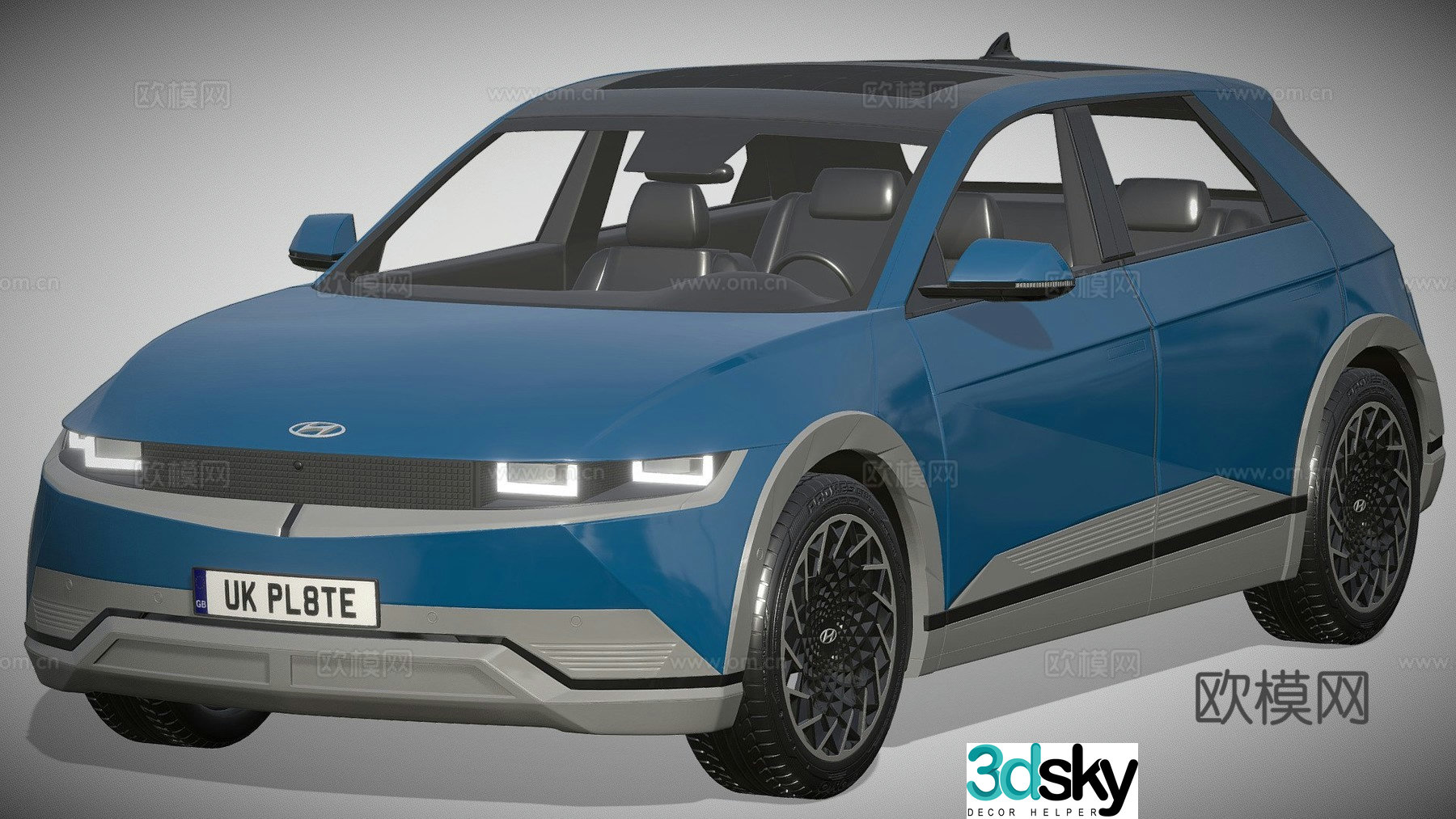 Hyundai car 3d model