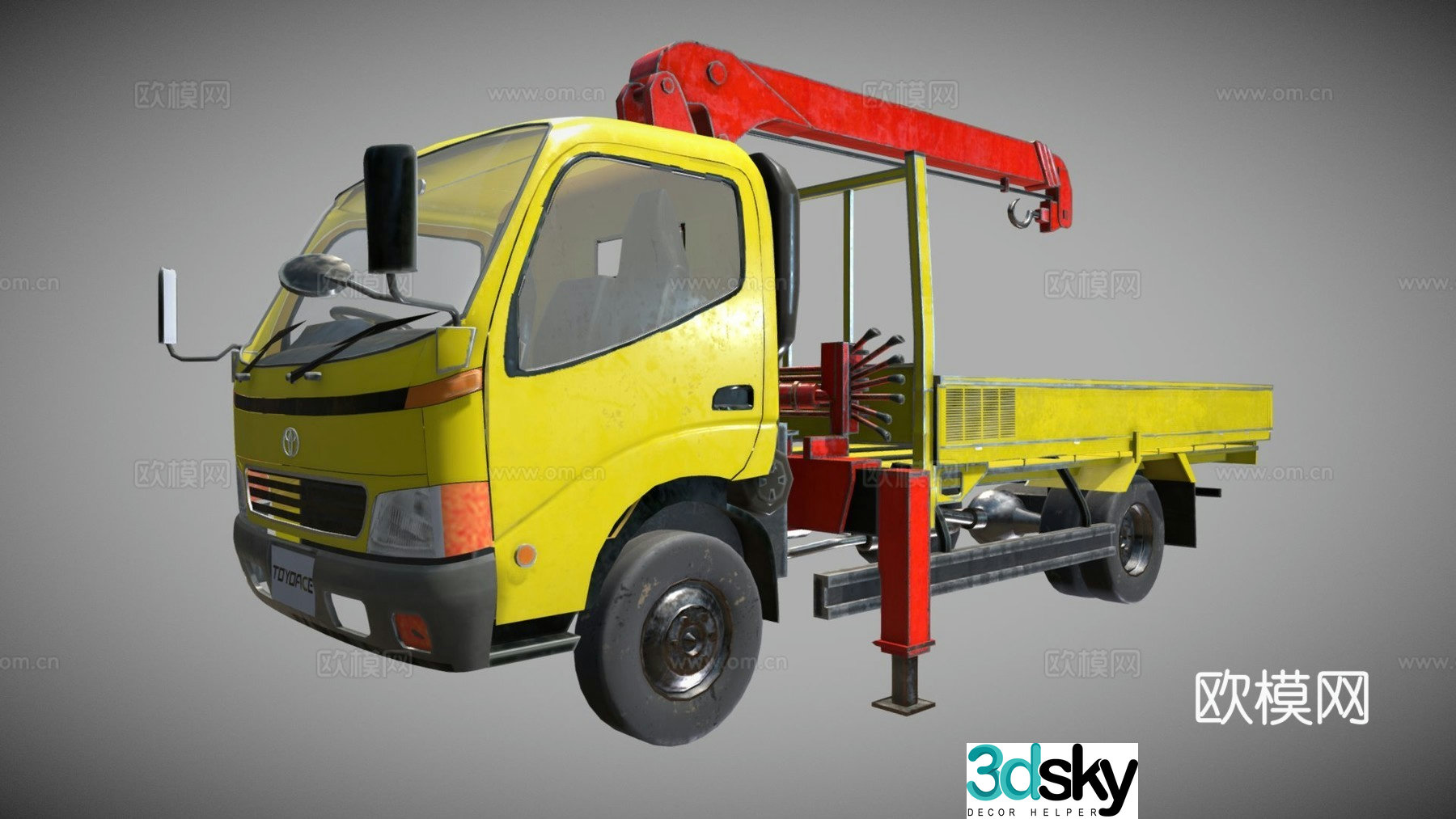toyota truck 3d model