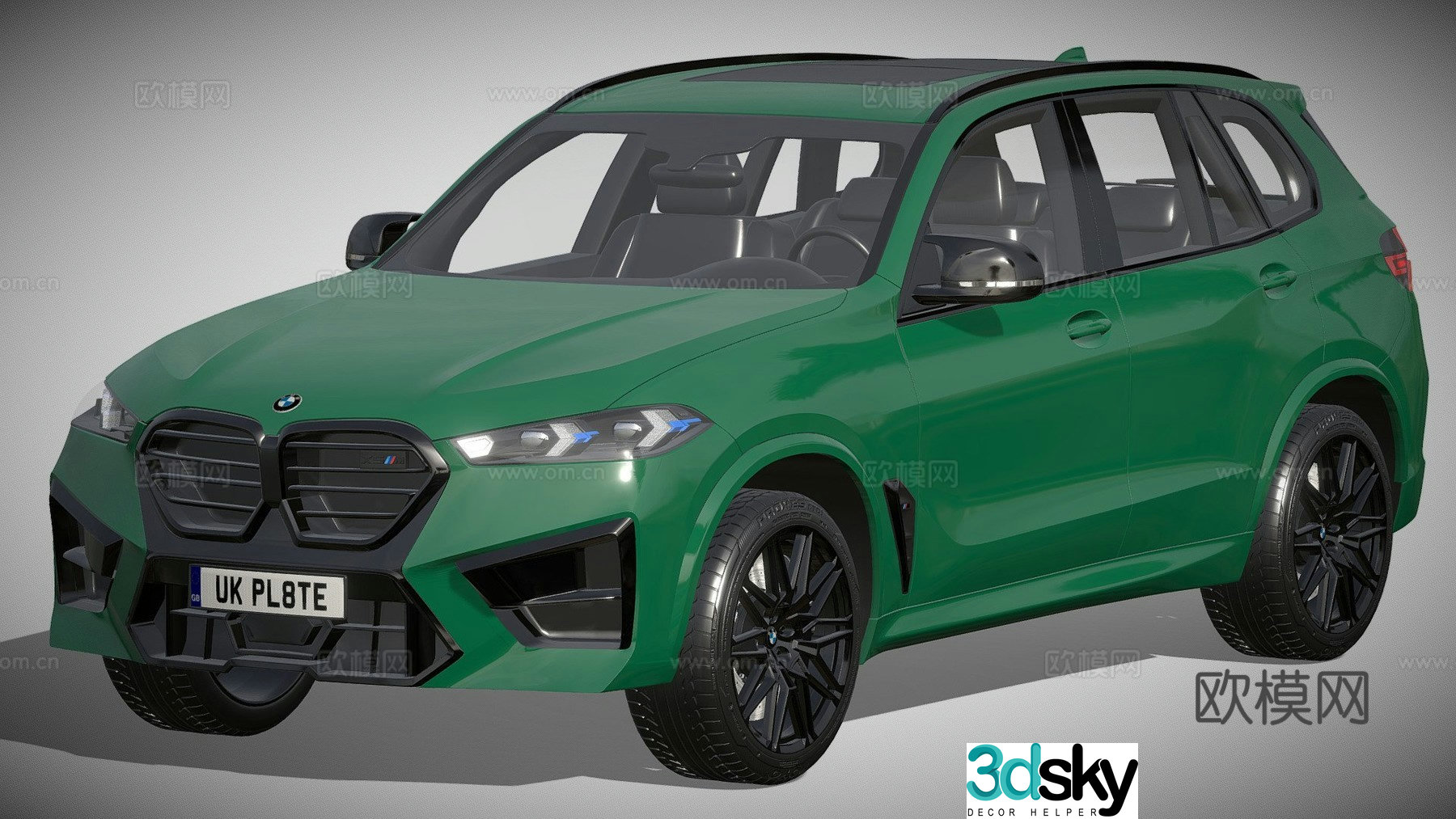 bmw car sedan 3d model