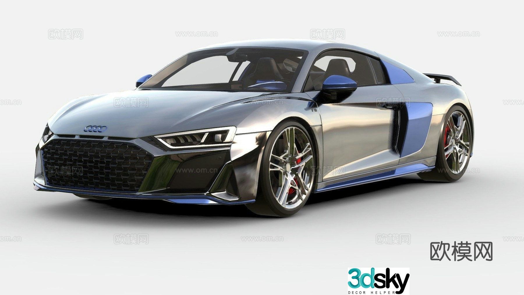 luxury car 3d model