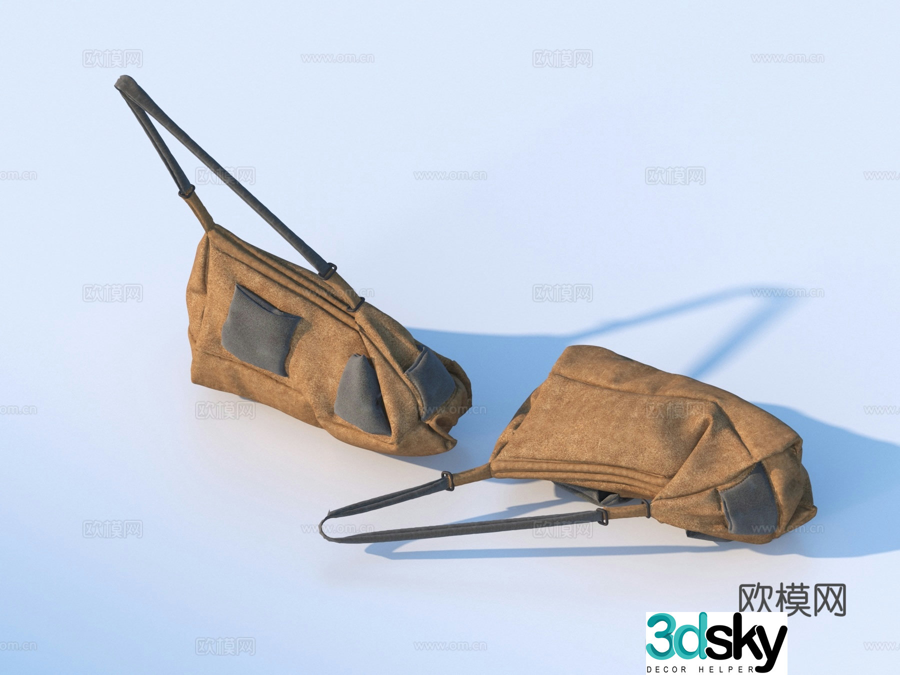 Bag shoulder bag handbag 3d model