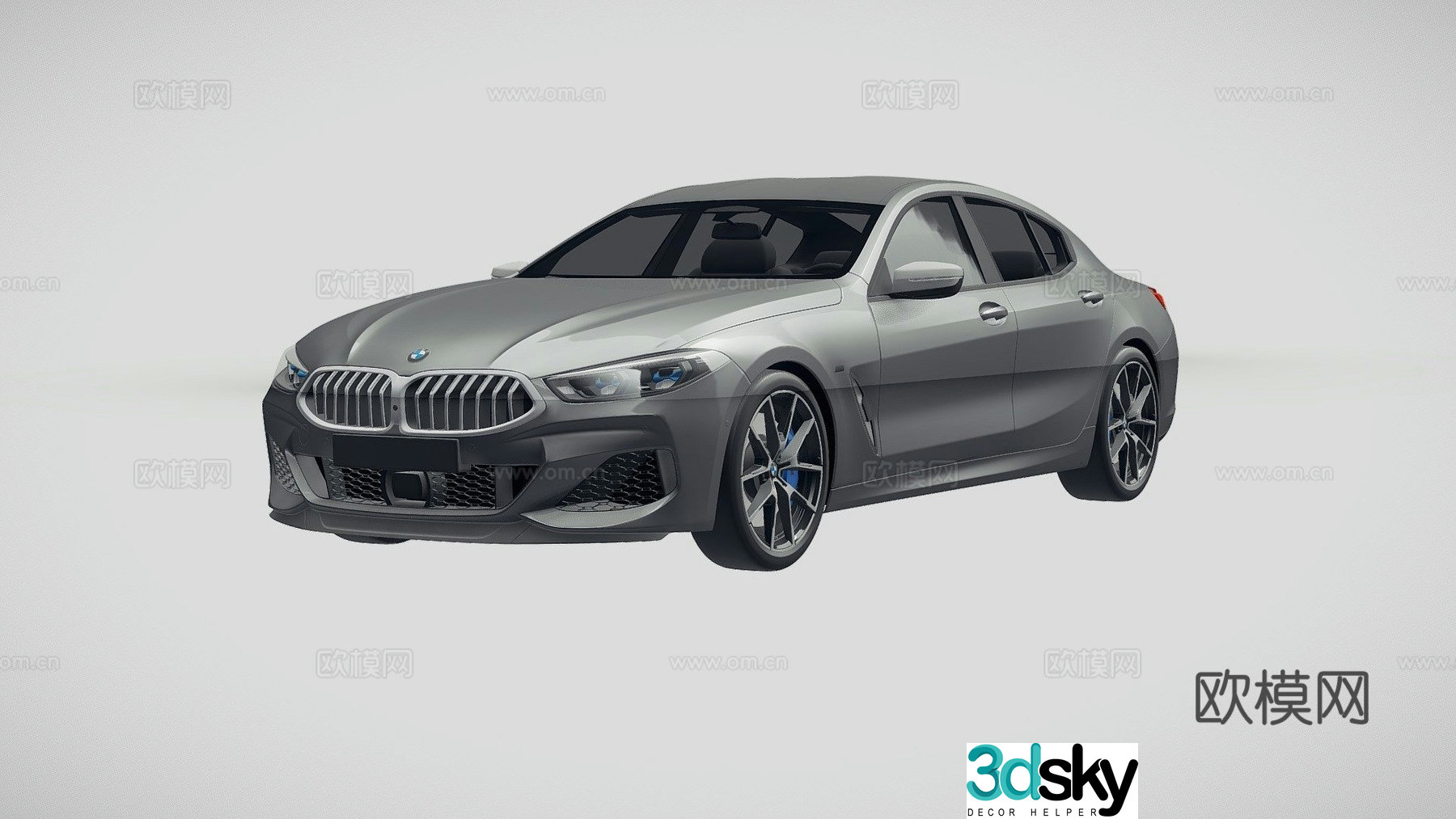 bmw car sedan 3d model