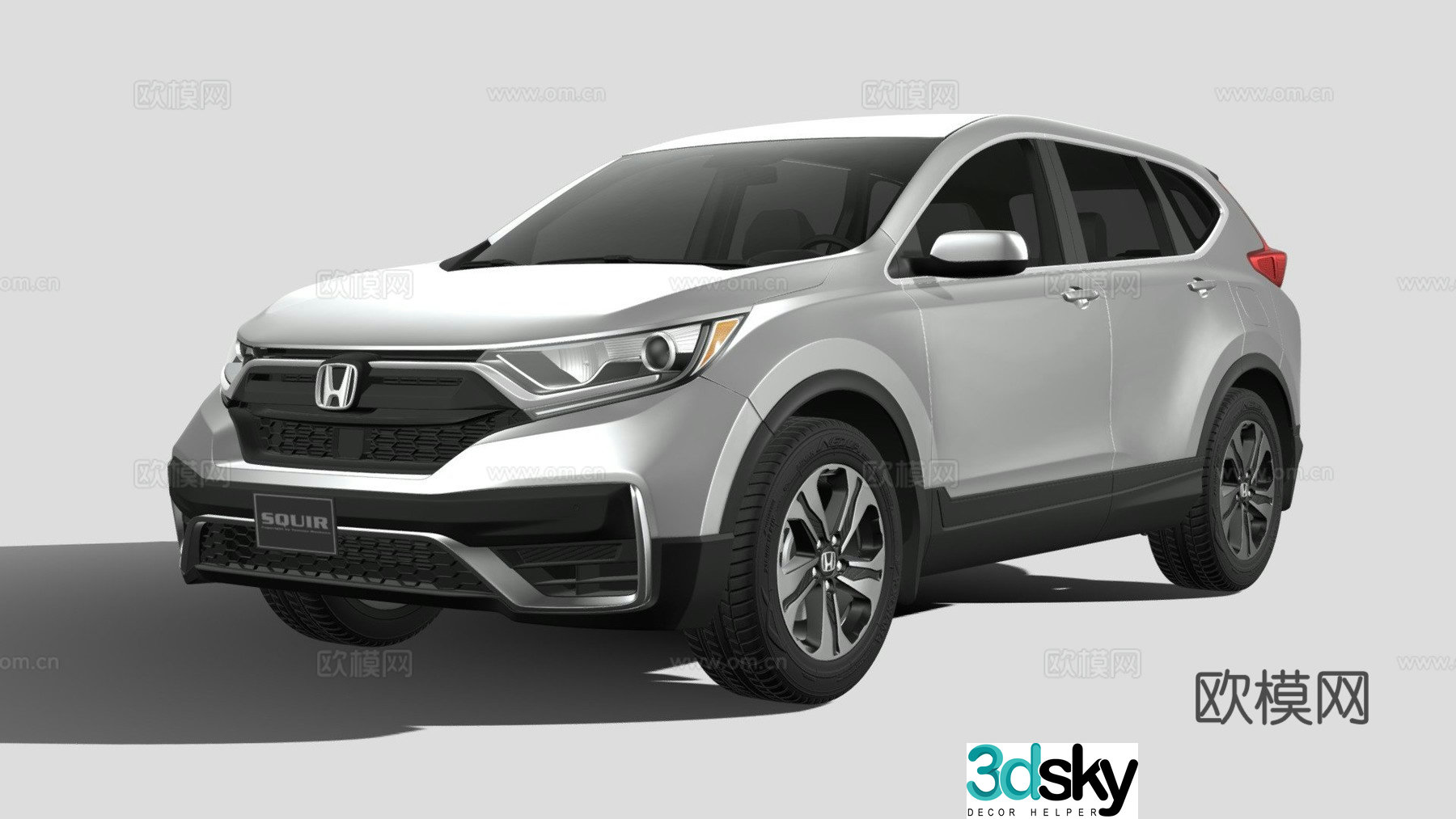 honda car sedan 3d model