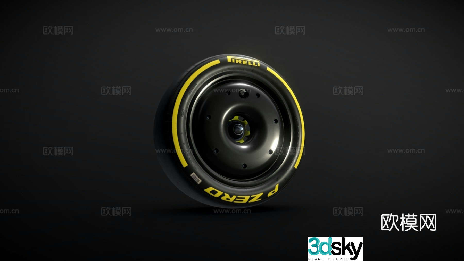 tire wheel 3d model