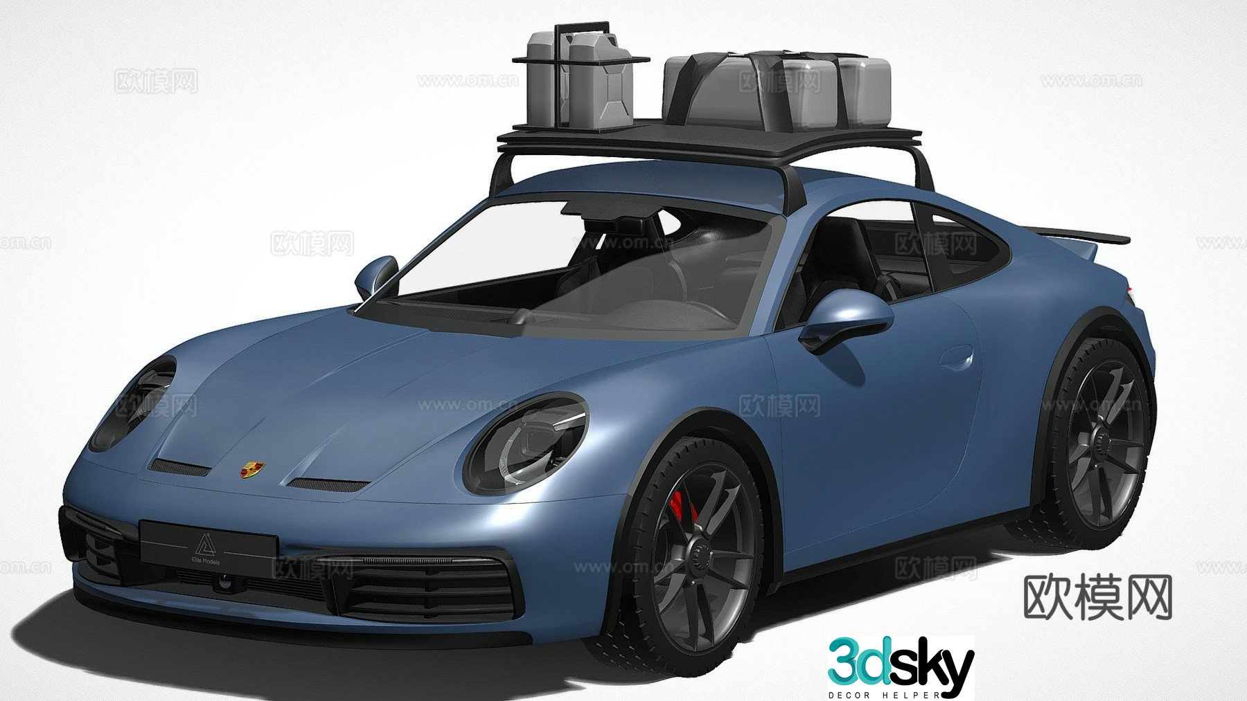 Porsche car 3d model
