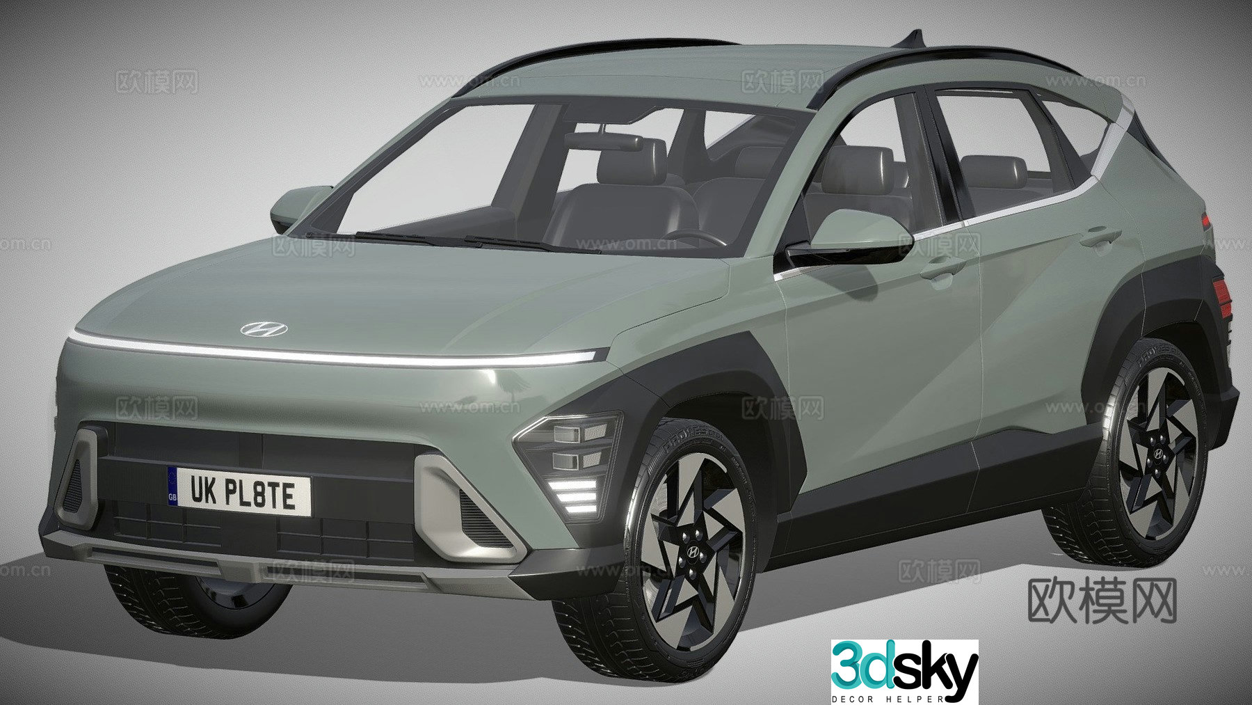 car sedan station wagon 3d model